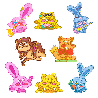 Rabbits Stickers